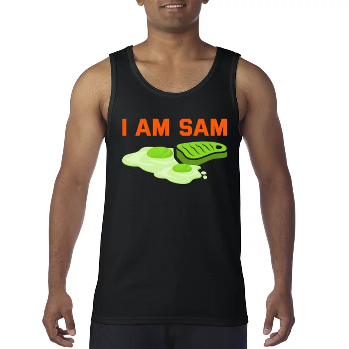 Funny Fried Green Ham And Eggs Days I Am Sam Tank Top