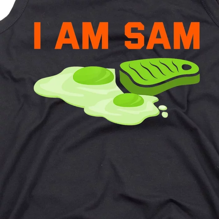 Funny Fried Green Ham And Eggs Days I Am Sam Tank Top