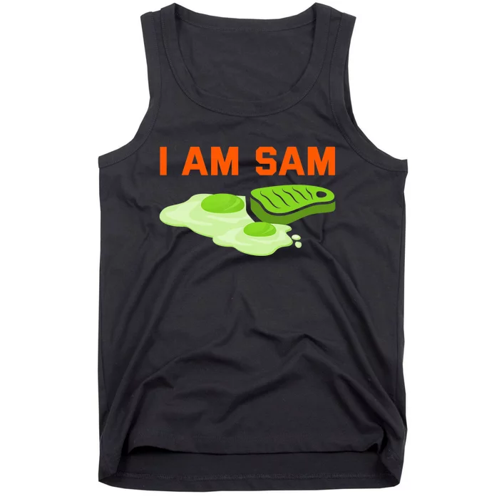 Funny Fried Green Ham And Eggs Days I Am Sam Tank Top