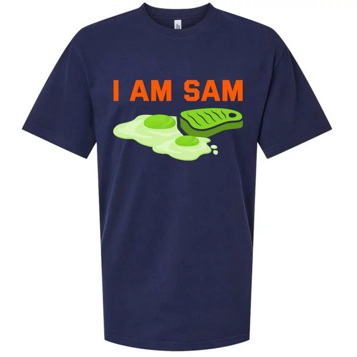 Funny Fried Green Ham And Eggs Days I Am Sam Sueded Cloud Jersey T-Shirt