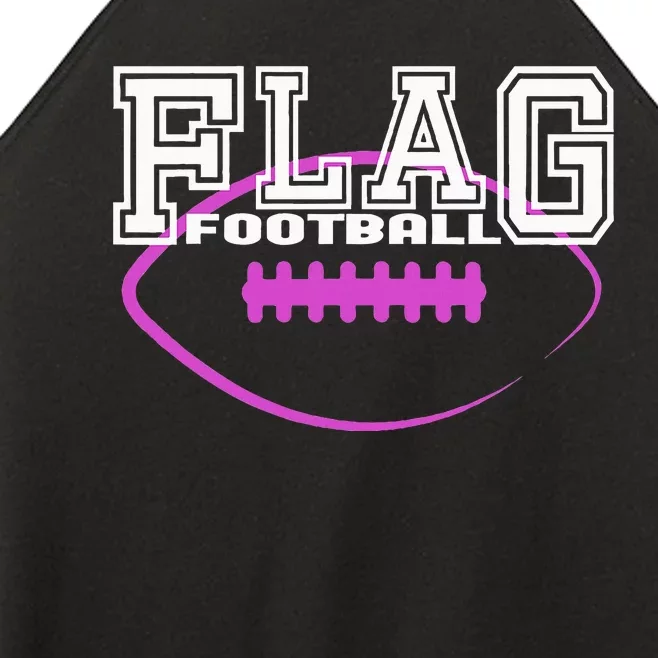 Flag Football Girl Player Team Women’s Perfect Tri Rocker Tank