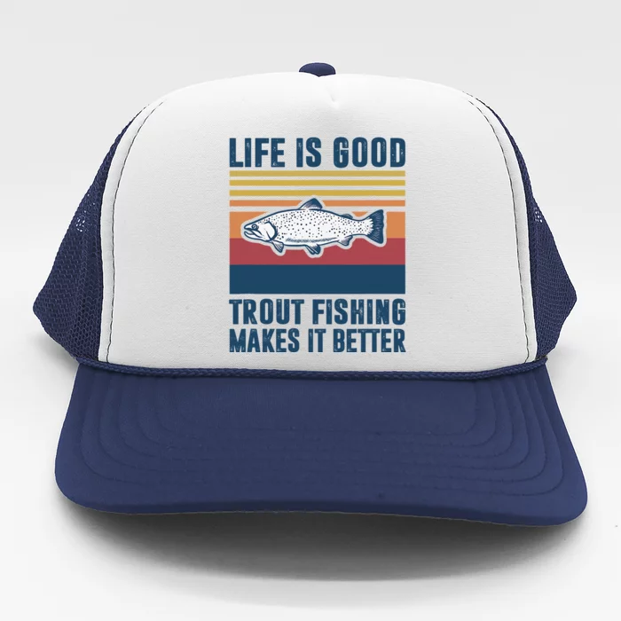 Fly Fishing Gifts Freshwater Rainbow Trout Trucker Hat