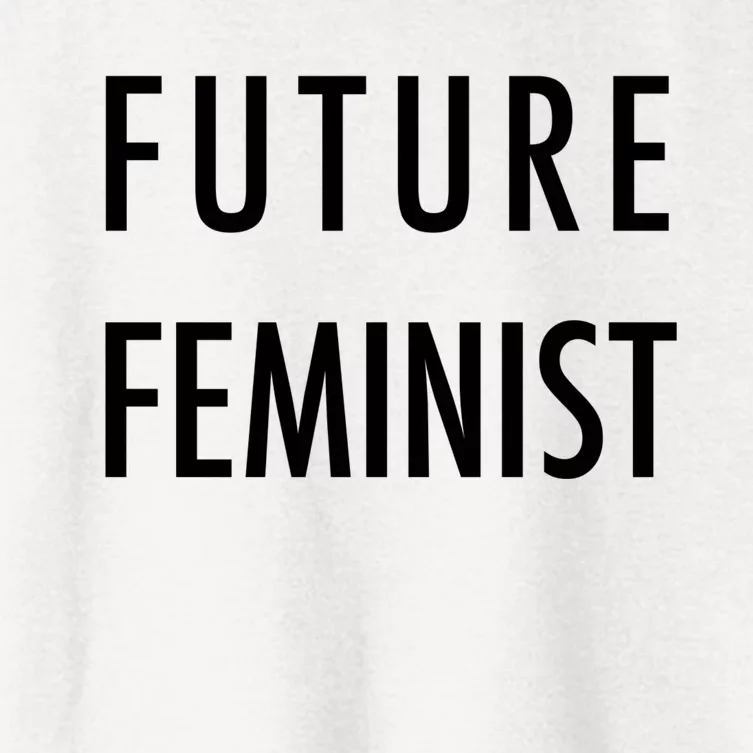 Future Feminist Gift Women Women's Crop Top Tee