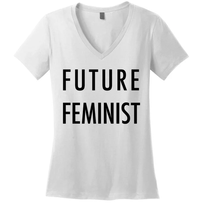 Future Feminist Gift Women Women's V-Neck T-Shirt