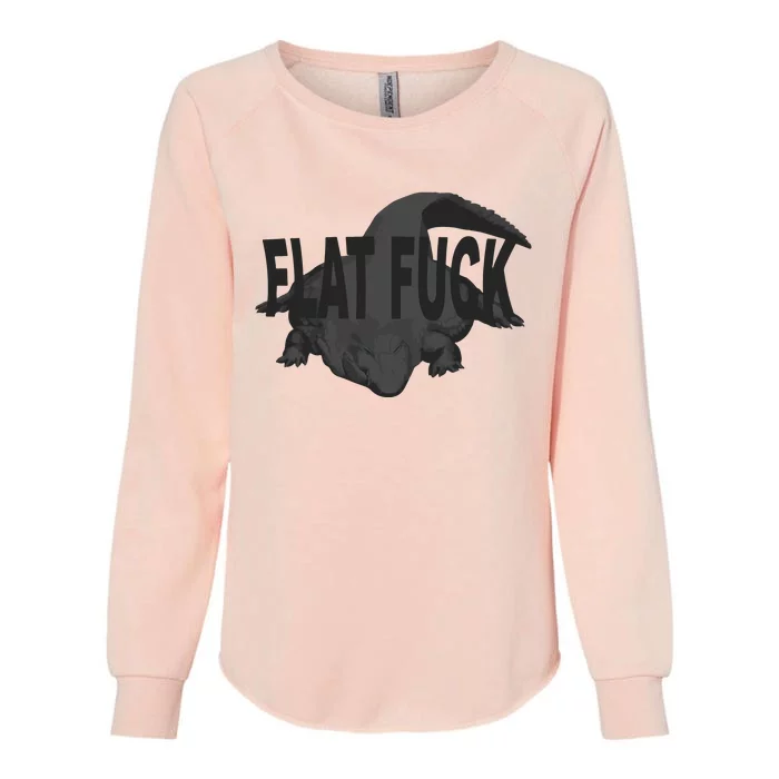 Flat Fuck Gators Womens California Wash Sweatshirt