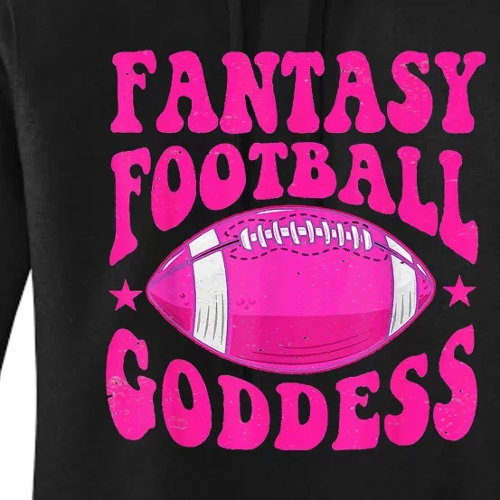 Fantasy Football Goddess Cute Draft Party Women's Pullover Hoodie