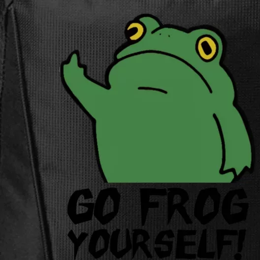 Funny Frog Go Frog Yourself! Gift City Backpack