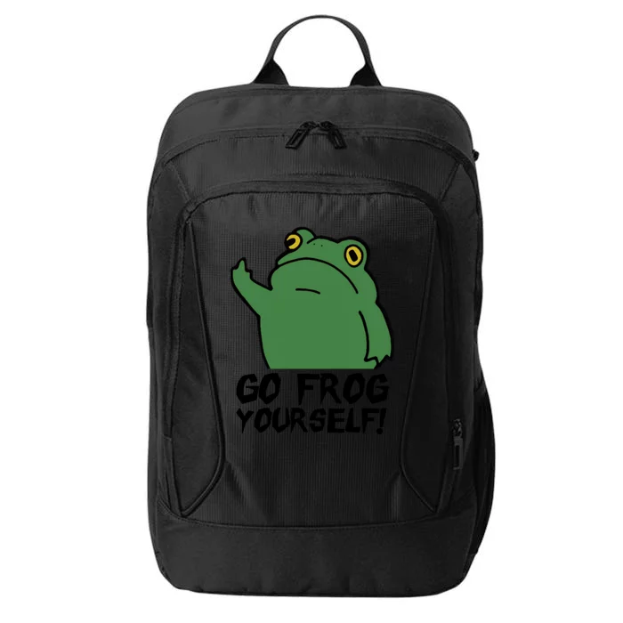 Funny Frog Go Frog Yourself! Gift City Backpack