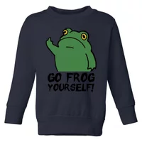 Funny Frog Go Frog Yourself! Gift Toddler Long Sleeve Shirt