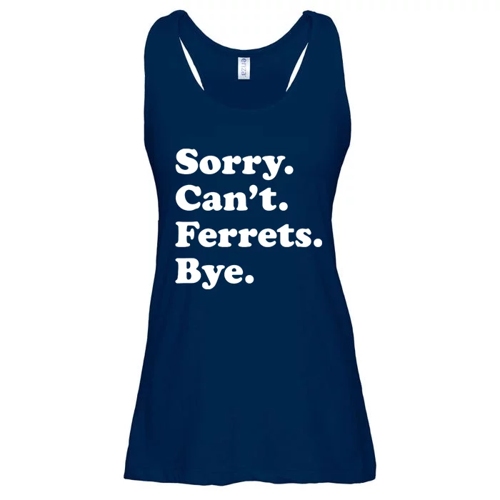 Funny Ferret Gift For Men Women Boy Or Girl Ladies Essential Flowy Tank