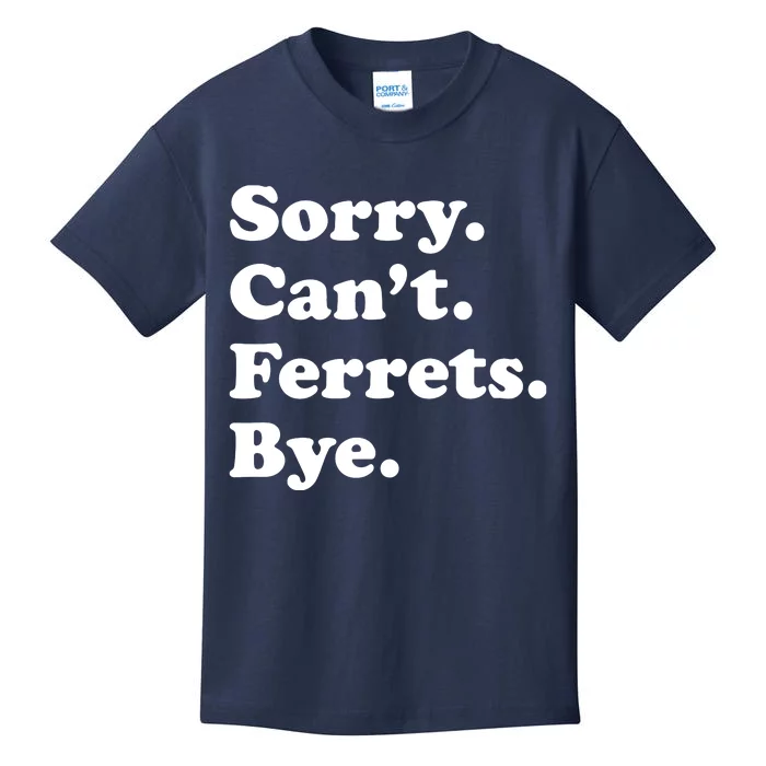 Funny Ferret Gift For Men Women Boy Or Girl Kids T-Shirt