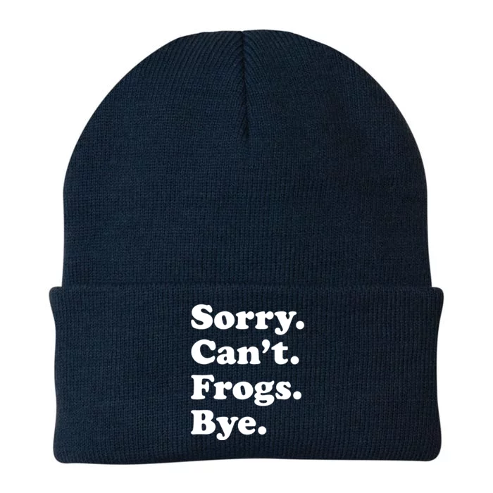 Funny Frog Gift For Knit Cap Winter Beanie