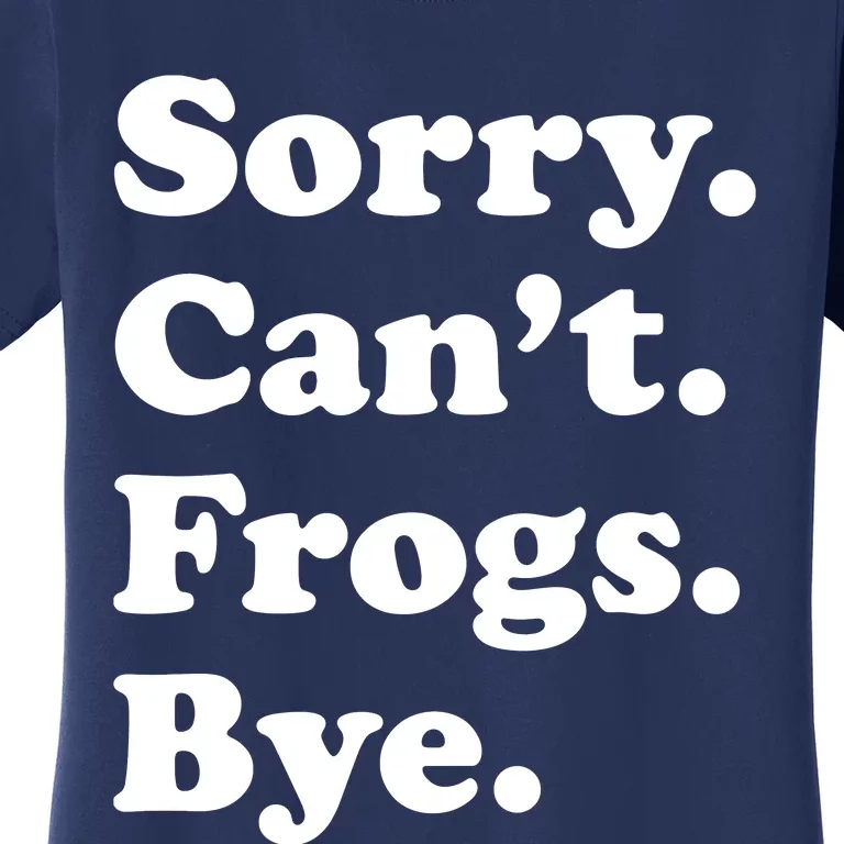 Funny Frog Gift For Women's T-Shirt