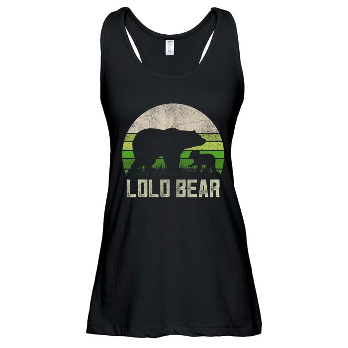 Funny Filipino Grandpa s From Grand Cub Lolo Bear Ladies Essential Flowy Tank