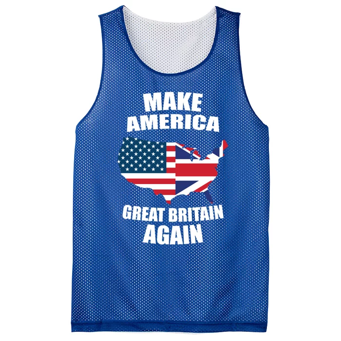 Funny Flag Gift Cute Gift Make America Great Britain Again Gift Mesh Reversible Basketball Jersey Tank