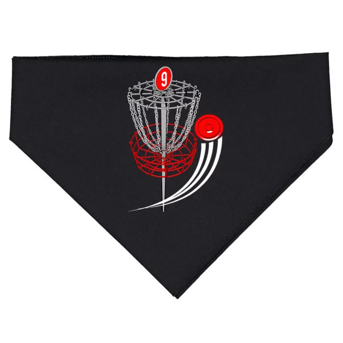 Frolf Frisbee Golf T Disc Golf Goal USA-Made Doggie Bandana