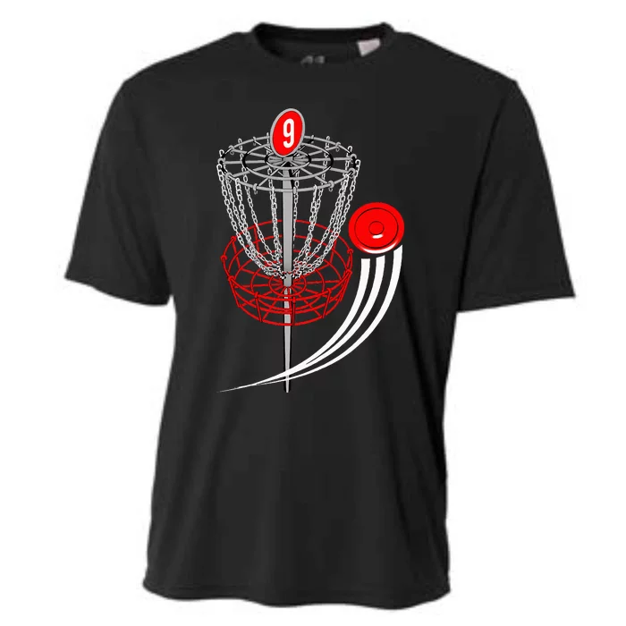 Frolf Frisbee Golf T Disc Golf Goal Cooling Performance Crew T-Shirt