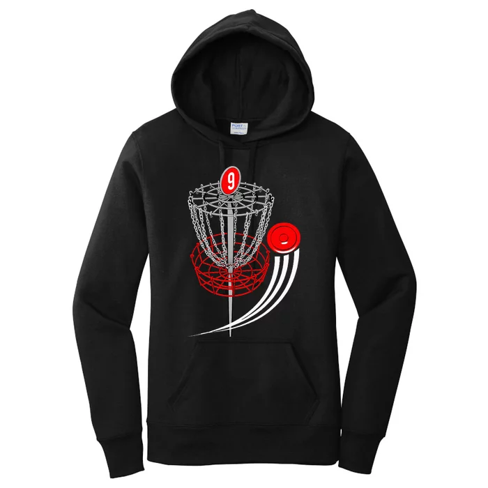 Frolf Frisbee Golf T Disc Golf Goal Women's Pullover Hoodie