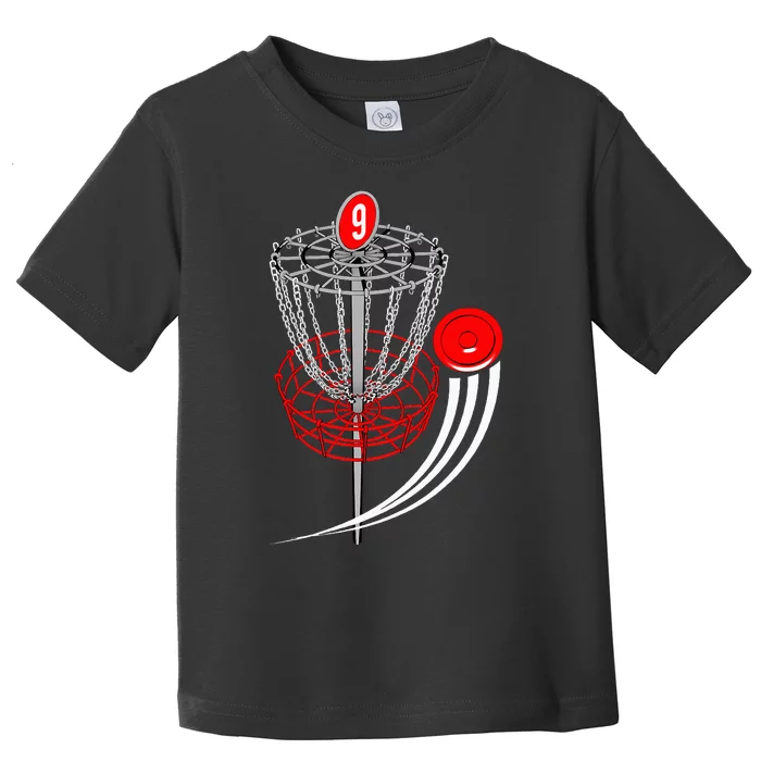 Frolf Frisbee Golf T Disc Golf Goal Toddler T-Shirt