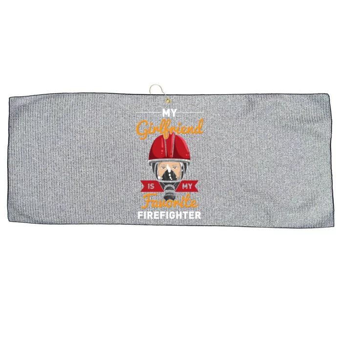 Firefighter Friend Gift Large Microfiber Waffle Golf Towel