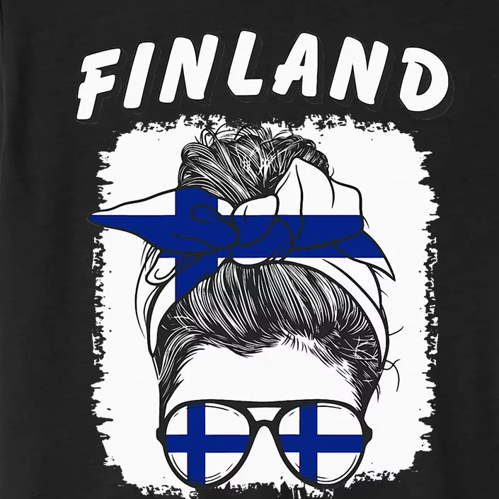 Finland  Finnish Girl Finland Flag Suomi ChromaSoft Performance T-Shirt