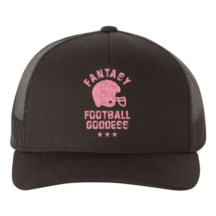 Fantasy Football Goddess Fantasy Football Draft Party Yupoong Adult 5-Panel Trucker Hat