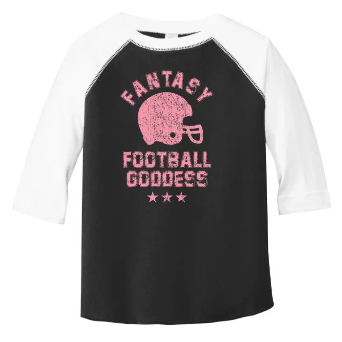 Fantasy Football Goddess Fantasy Football Draft Party Toddler Fine Jersey T-Shirt