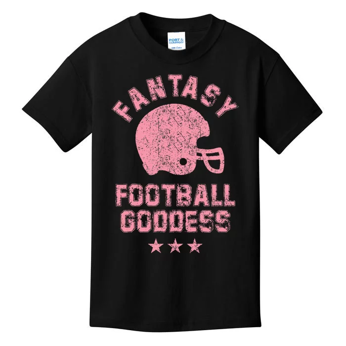 Fantasy Football Goddess Fantasy Football Draft Party Kids T-Shirt