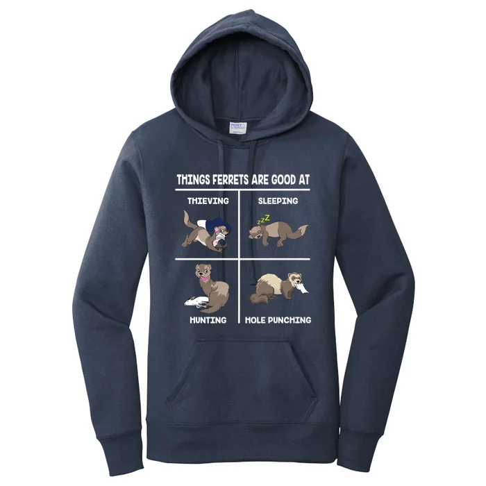 Ferret Ferret Gift Ideas Gift Women's Pullover Hoodie