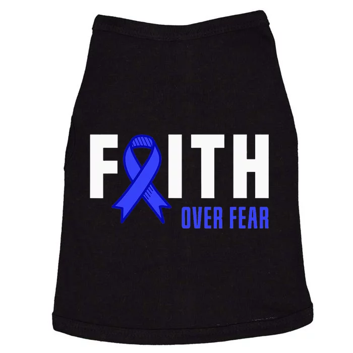 Faith Fear God ALS Warrior ALS Fighter ALS Awareness Doggie Tank