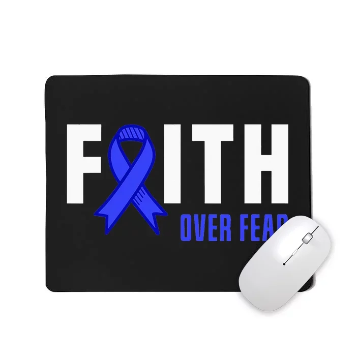 Faith Fear God ALS Warrior ALS Fighter ALS Awareness Mousepad