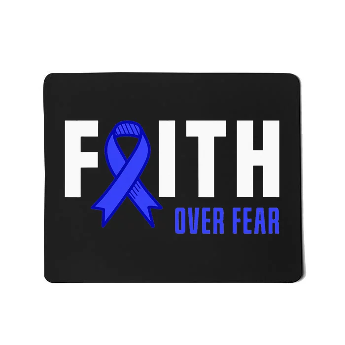 Faith Fear God ALS Warrior ALS Fighter ALS Awareness Mousepad