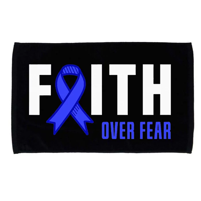 Faith Fear God ALS Warrior ALS Fighter ALS Awareness Microfiber Hand Towel