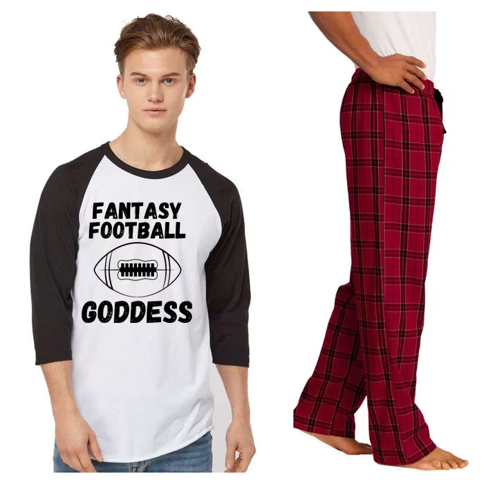 Fantasy Football Guru, The Fantasy Football Goddess Is Here Raglan Sleeve Pajama Set