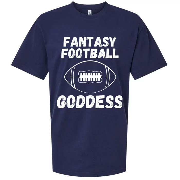 Fantasy Football Guru, The Fantasy Football Goddess Is Here Sueded Cloud Jersey T-Shirt