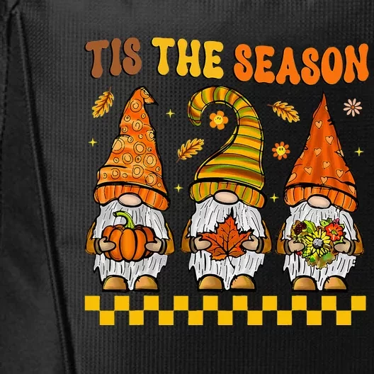 Festive Fall Gnomes Celebrate Thanksgiving with Style City Backpack