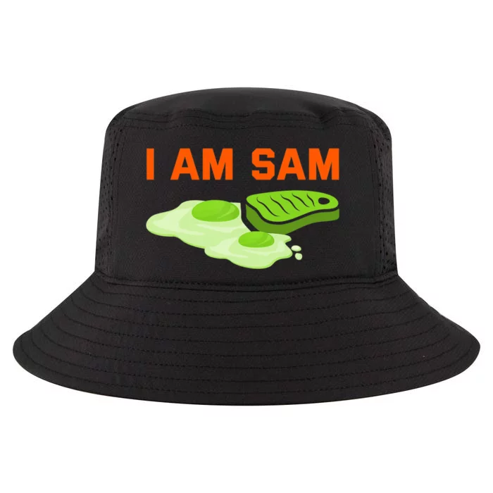 Funny Fried Green Ham And Eggs Days I Am Sam Cool Comfort Performance Bucket Hat