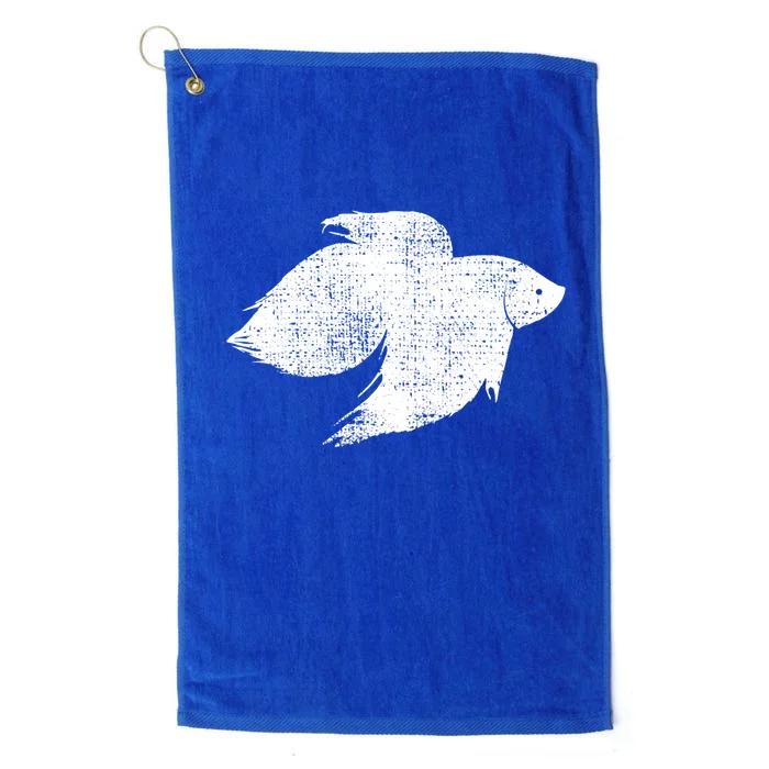 Fish Funny Gift Platinum Collection Golf Towel