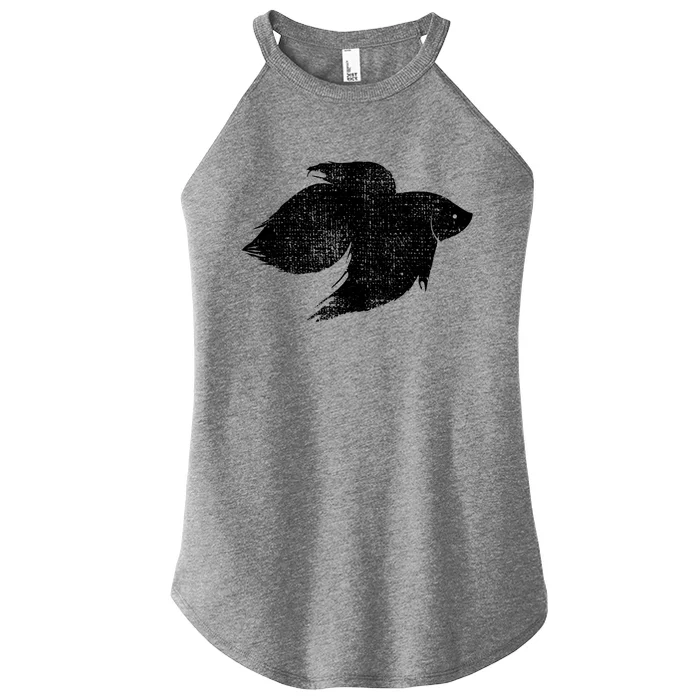 Fish Funny Gift Women’s Perfect Tri Rocker Tank