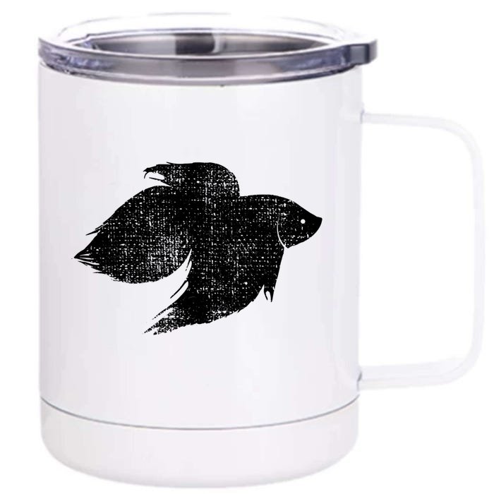 Fish Funny Gift Front & Back 12oz Stainless Steel Tumbler Cup