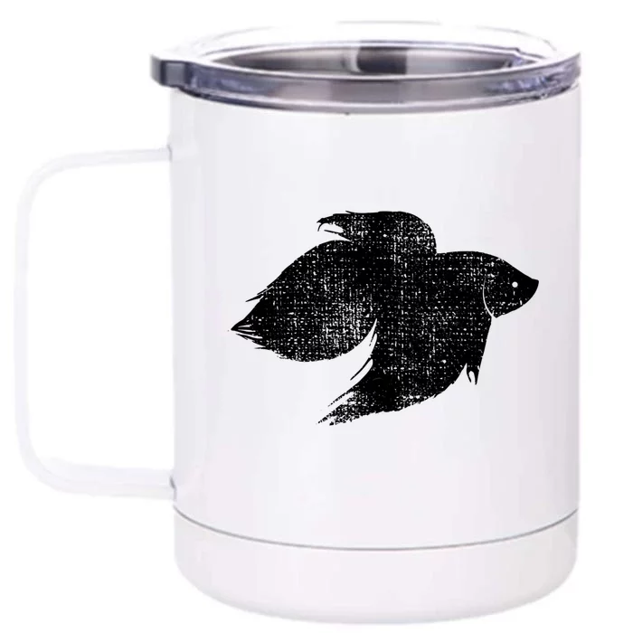 Fish Funny Gift Front & Back 12oz Stainless Steel Tumbler Cup