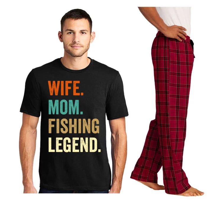 Fishing Funny Gift For Wife Mom Gift Gift Pajama Set