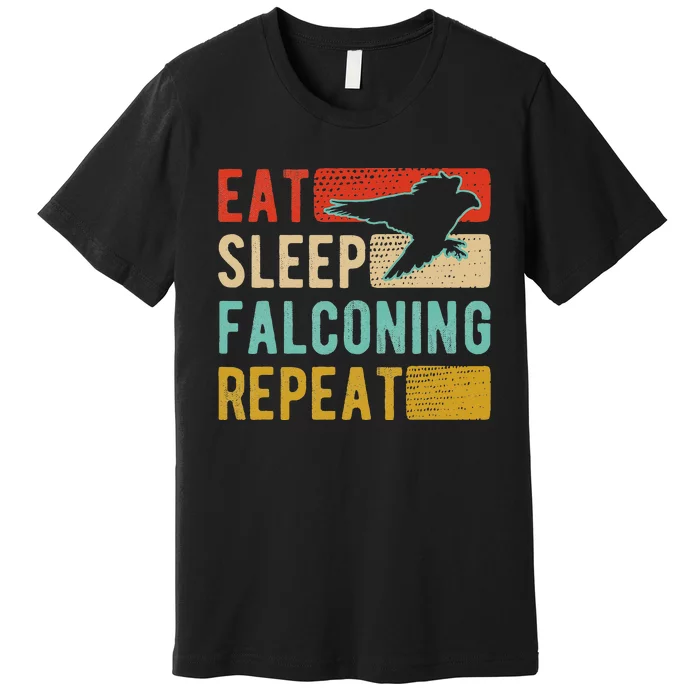 Falconry Falcon Hawk Clothes Peregrine Falcon Premium T-Shirt