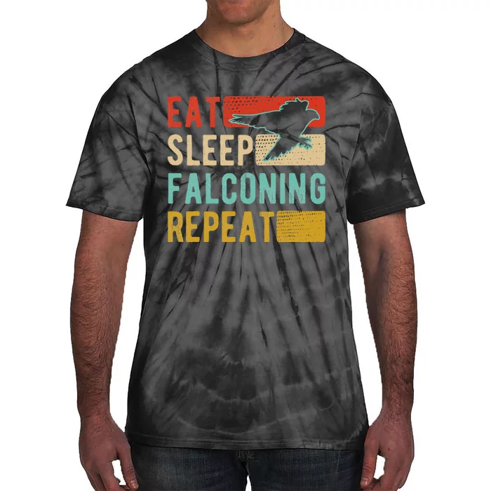 Falconry Falcon Hawk Clothes Peregrine Falcon Tie-Dye T-Shirt