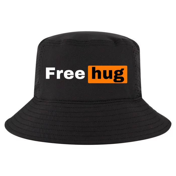 Funny Free Hug Logo Meme Cool Comfort Performance Bucket Hat