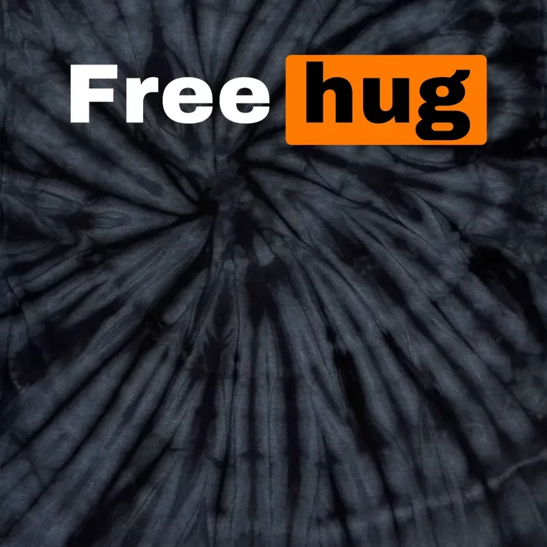 Funny Free Hug Logo Meme Tie-Dye T-Shirt