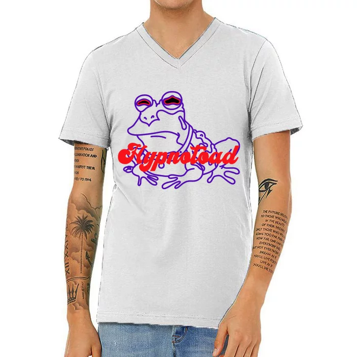 Funny Frog Hypnotoad V-Neck T-Shirt