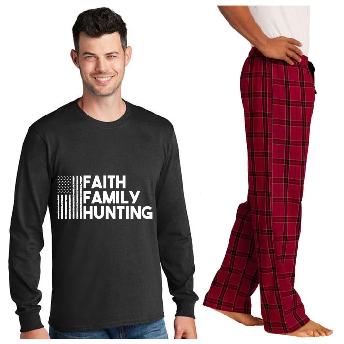 Faith Family Hunting Long Sleeve Pajama Set