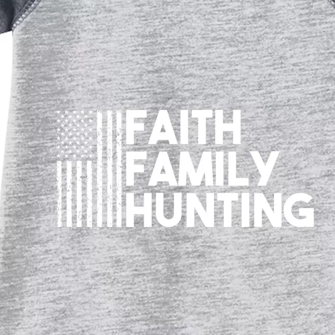 Faith Family Hunting Infant Baby Jersey Bodysuit