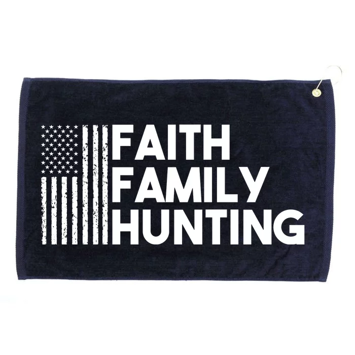 Faith Family Hunting Grommeted Golf Towel